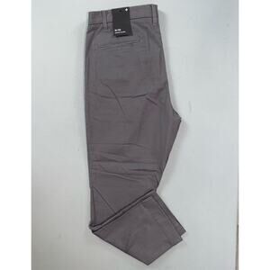 Tavik Cropped/Tailored Fit Lightweight Cuffed Chino Pants. Gray, Men's 30. NWT!